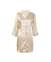 Cathy&#39;s Concepts Womens Personalized Satin Nightshirt, Small/Medium - $68.50