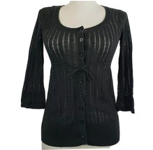 DKNY Jeans womens black Cardigan sweater Petites Size P 0 - $15.00