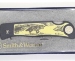 Smith &amp; Wesson Wolf Scrimshaw First Run Production Folding Pocket Knife ... - $19.99