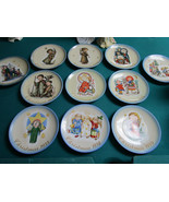 BERTA HUMMEL SCHMID 10 YEARS CHRISTMAS ANNUAL  PLATES COLLECTION 1871-81... - $272.70 CAD