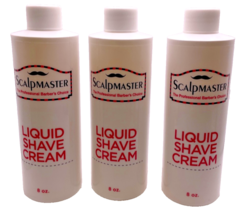 (3 Pack) Scalpmaster Liquid Shave Cream, 8 oz - $26.76 CAD