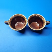 Vintage Hull Pottery Crestone Coffee Tea Cup Mug - Pair Of 2 - USA - SHIPS FREE - £19.49 GBP