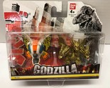 Godzilla Mothra &amp; King Ghidorah Bandai 2 1/2&quot; Figures - £15.87 GBP