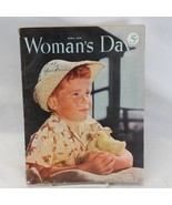 Womans Day April 1950 Magazine Ads News Fashion Home Decorating Ideas MCM - $8.81