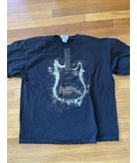 Fender Guitar Strat Stratocaster Black Shirt Size XL Vtg Mens  - £11.64 GBP