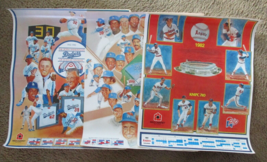 1982 &amp; 1983 LOS ANGELES DODGERS AND 1982 CALIFORNIA ANGELS POSTERS - £19.55 GBP