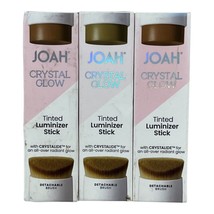 Joah Crystal Glow Tinted Luminizer Stick Honey JCG305 Lot Of 3 - $14.89