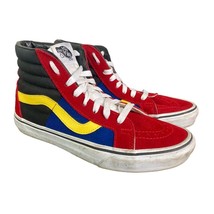 Vans SK8-Hi Reissue Men&#39;s 7 Chilipepper Red/Blue OTW Rally Shoes Sneakers - £31.03 GBP