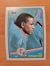 1988 Topps #191 Troy Stradford - Rookie - Miami Dolphins - NFL - Fresh Pull - £2.82 GBP