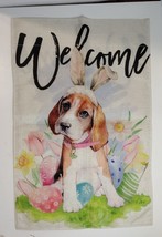 Easter Beagle Dog Flag 19&quot;x12.5&quot; - £7.50 GBP