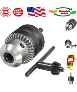 Heavy-Duty Keyed Drill Chuck 1.5-13mm - Fits 1/2-20UNF Impact Drivers - $490.86 MXN