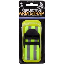 Reflective Adjustable Buckle Arm Strap Snap Bands - £4.20 GBP