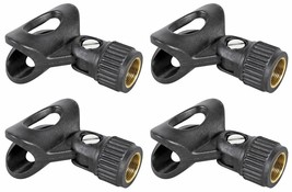 4) Rockville Universal Microphone Clip Clips For Wired Mic Such as SM57/SM58 Etc - £28.13 GBP