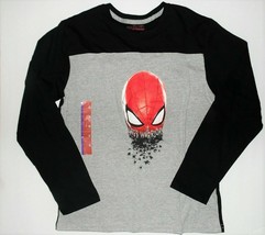 Marvel Boys Spiderman Long Sleeve T-Shirt Web Warrior Size XLg 14-16 NWT - £10.58 GBP