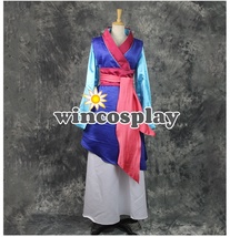 Chinese Heroine Hua Mulan Princess Fancy Dress Girl Cosplay Costume Part... - $70.50