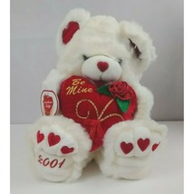 2011 Dan Dee Sweatheart Teddy Bear 18&quot; Plush Holding Red Be Mine Heart W... - $16.48