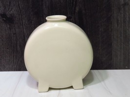 Minton England 18th Century Staffordshire Salt Glaze White Moon Vase 6.5&quot; - $65.34