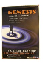Genesis Concert Tour Poster Calling All Stations 1998 - $1,656.96 MXN