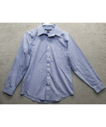 Brooks Brothers Dress Shirt Boys 14 Multi Houndstooth Fleece Non-Iron Bu... - €18,28 EUR