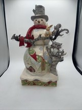 Jim Shore Snowman 6009697 Winter Wonderland 17.5” Red Scarf Rare - £121.70 GBP