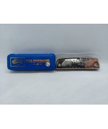 Huang BLUES HARP HARMONICA Key G Made In Germany With Box - $185.86 MXN