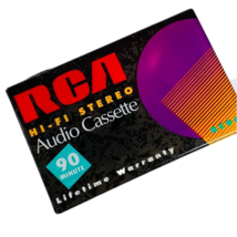 Vintage RCA HiFi Stereo Audio Cassette Tape Blank 90 Minutes Type 1 - $9.99