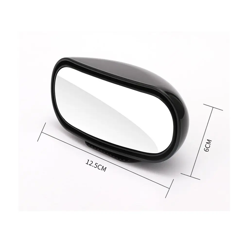 HD Glass Car Rearview Mirror Auxiliary Adjustable Rotation Parking Aid Mirror - £11.79 GBP