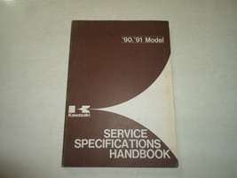 1990 1991 Kawasaki Service Spécifications Manuel Usine OEM Livre 90 91 - $9.95