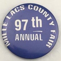 Mille Lacs County Fair 97th Annual Vintage Pin Button Minnesota - $12.85