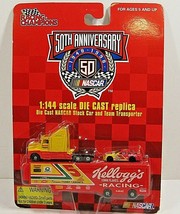 50th Anniversary NASCAR Racing Champions 1:144 Car and Semi Kellogg&#39;s Labonte  - £7.77 GBP