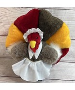 People Pals Turkey Plush Stuffed Animal Thanksgiving Decor  13” - $16.82