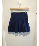 NWT Juniors&#39; SO Pleated Retro Resort Navy Mini Tennis Skirt, Women&#39;s, Si... - $27.08 CAD