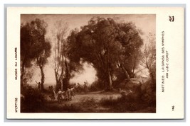 RPPC Morning Dance of Nymphs Painting Jean-Baptiste-Camille Corot Postcard W22 - £3.12 GBP