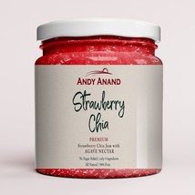 Andy Anand Organic Strawberry Chia Jam 96% fruit, sweetened with Agave, Vegan, G - £15.34 GBP
