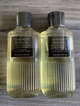 Men's Whiskey Reserve 3in1 Hair Face & Body Wash Bath & Body Works Lot Of 2 - $39.59