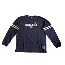 Canada Athletics Womens Blue Canada True North Long Sleeve Crew Neck Size XL - £18.73 GBP