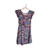 EPIC THREADS Girls Size Large Floral Print Cap Sleeve Dress Ruffles - $12.16