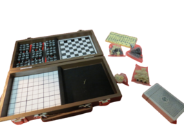 Excalibur 7 in 1 Game Pack Dominoes Suduko Checkers &amp; More W/ Travel Case - £10.95 GBP