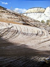 1970 Zion National Park Beautiful Textured Sandstone Utah Kodachrome 35mm Slide - £4.37 GBP