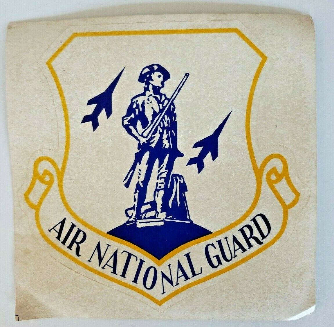 Vintage Air National Guard Original Decal 5.25" x 5.25" PB156 - £7.85 GBP