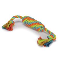 Dog Toys 20&quot; Rope Tugger Play Fetch for Medium to Larger Pups Choose Qua... - £11.26 GBP+