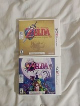 The Legend of Zelda: Ocarina of Time 3D &amp; Majora’s Mask 3D (Nintendo 3DS) CIB - £46.99 GBP