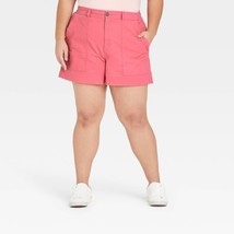 NEW Women&#39;s Plus Size High-Rise Utility Shorts - a New Day™ 14W - £11.15 GBP