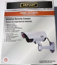 Defiant Home Security Indoor/Outdoor Fake Bullet Surveillance Camera - $4.90