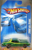 2008 Hot Wheels #60 All Stars PLYMOUTH GTX Green Variation w/Black OH5 Spokes - £6.13 GBP