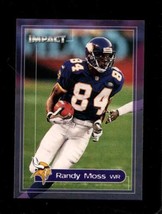 2000 Fleer Impact #94 Randy Moss Nmmt Vikings Hof *X75569 - £2.30 GBP