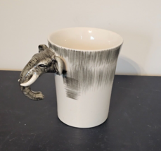 Mint Condition Pier 1 Pier One Elephant Coffee Cup Mug - £11.69 GBP