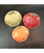 Williams Sonoma Heirloom Tomato Appetizer Sauce Dipping Serving Bowls Se... - $24.57 CAD