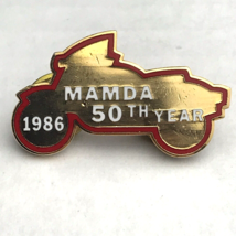 MAMDA Motorcycle Rally 1986 Vintage Biker 80s Pin - $9.95