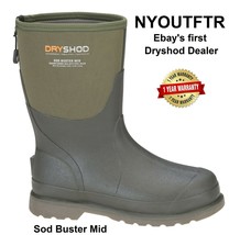 Dryshod Sizes 7-16 Men&#39;s Sod Buster Mid Warm Weather Outdoor Boot SDB-MM-MS - £90.45 GBP+